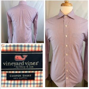 VINEYARD VINES COOPER SHIRT Mens LS Buttoned Small